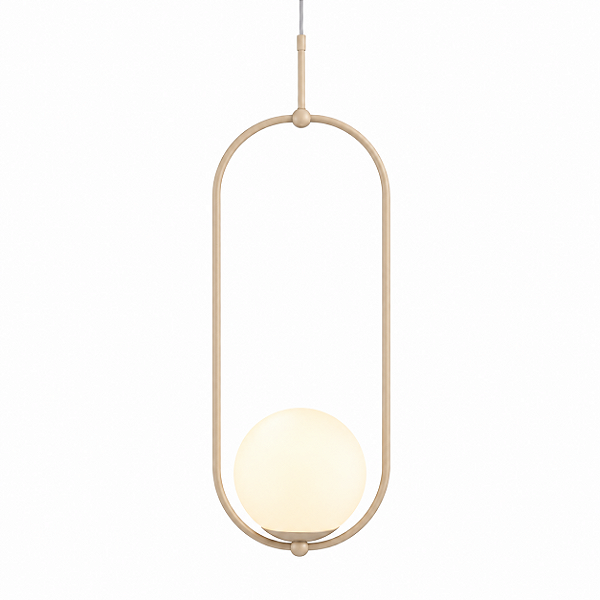 (Pintura) Pendente Moon E27 – Golden Art Iluminação Decorativa T2002PI