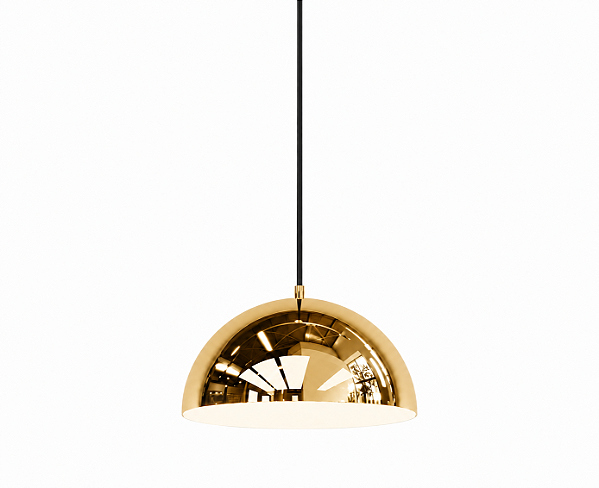 (Latão - Especiais) Pendente SFERA Ø30cm Golden Art T800-30LT com Cúpula em Latão –