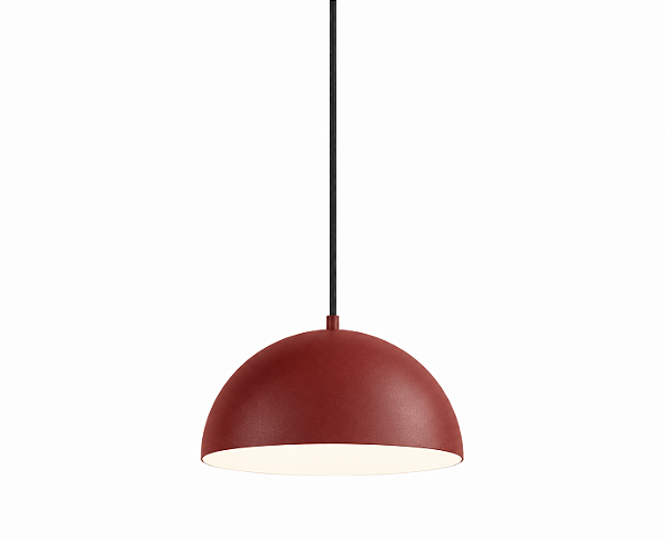 (Pintura) Pendente SFERA Ø30cm Golden Art T800-30PI com Cúpula em Alumínio –