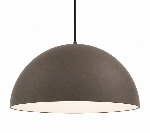 Pendente SFERA Ø60cm Golden Art T800-60PI Pintura com Cúpula em Alumínio –
