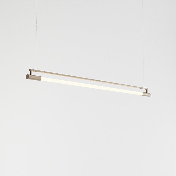 Pendente Slim para Tubo LED 120cm em Pintura – Golden Art Iluminação Decorativa T1900-120PI
