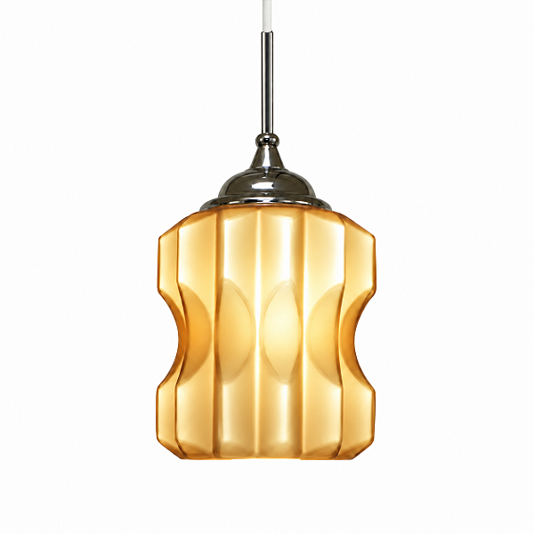 Pendente SOLLY com Vidro Café e 1 Soquete G9 – Golden Art Iluminação T10048CF