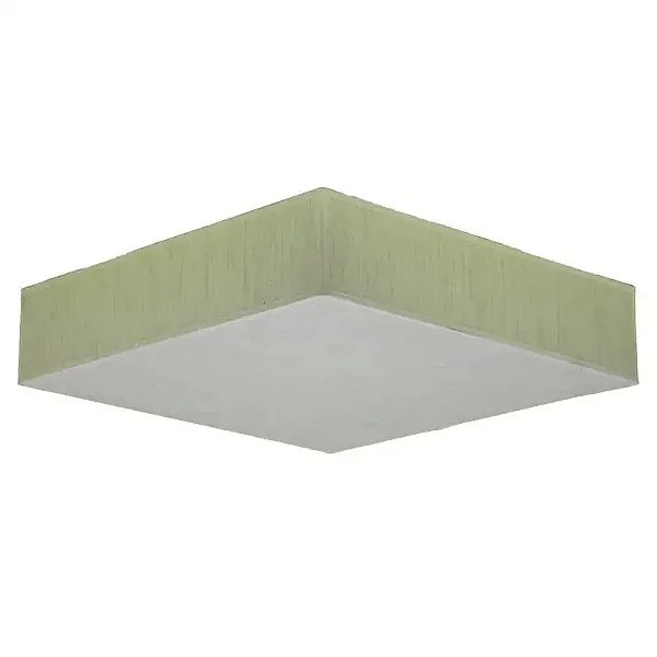 Plafon Quadrado em Tecido 60x60cm com 8 Soquetes E27 – Golden Art Iluminação T6060PI