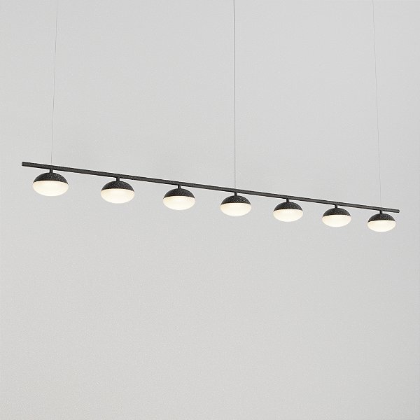 Pendente Avelã LED com 7 Pontos de Luz 3W em Latão – Golden Art Iluminação Decorativa T1800-7LT LED