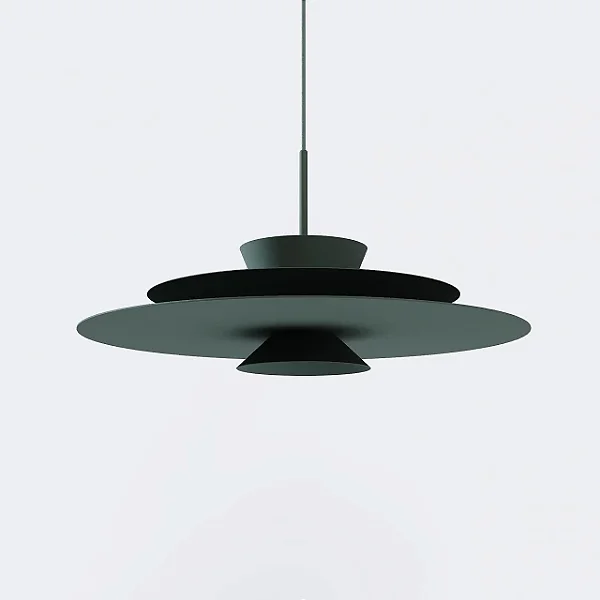 Pendente Tule Ø60cm x 25,4cm – 1x MR16 | Usina Design Iluminação 25121-60
