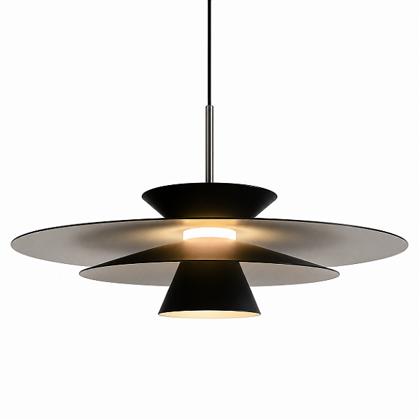 Pendente Tule LED Ø50cm x 30cm – LED Integrado 26,5W 4000K | Usina Design Iluminação 19800-50LED4