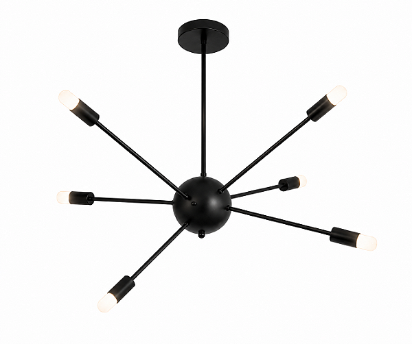 Pendente Sideral LED Ø86,9cm – LED Integrado 60W 3000K | Usina Design Iluminação 19720-12LED3