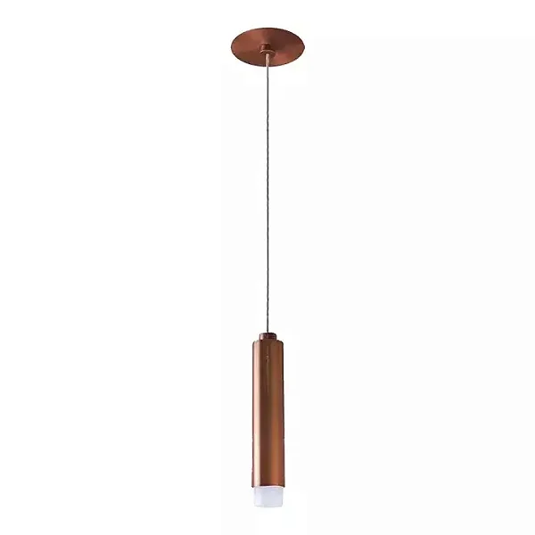 Pendente Cross LED Ø2,8cm x 15,4cm – Cabo Eletrificado – LED Integrado 5W 3000K | Usina Design Iluminação 19742-1LED3