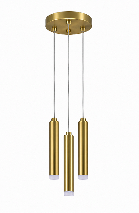 Pendente Cross LED 15,4cm x 9,6cm x 8,7cm – Cabo Eletrificado – LED Integrado 15W 3000K | Usina Design Iluminação 19742-3LED3