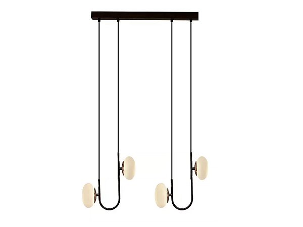 Pendente Ares LED 32cm – LED Integrado 20W 3000K | Usina Design Iluminação 19755-4LED3