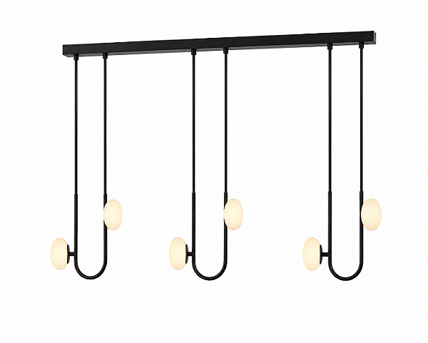 Pendente Ares LED 94cm – LED Integrado 30W 4000K | Usina Design Iluminação 19755-6LED4