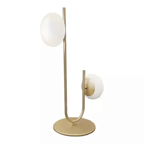 Abajur Ares LED 41,4cm – LED Integrado 10W 3000K | Usina Design Iluminação 19758-2LED3