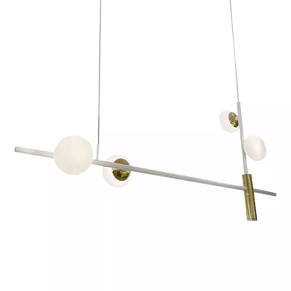 Pendente Viva LED 90cm – LED Integrado 20W 3000K | Usina Design Iluminação 19760-4LED3