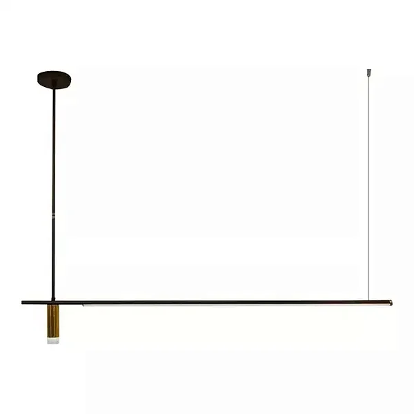 Pendente Let LED 1 Foco 119,6cm – LED Integrado 32W 3000K | Usina Design Iluminação 19771-1200LED3