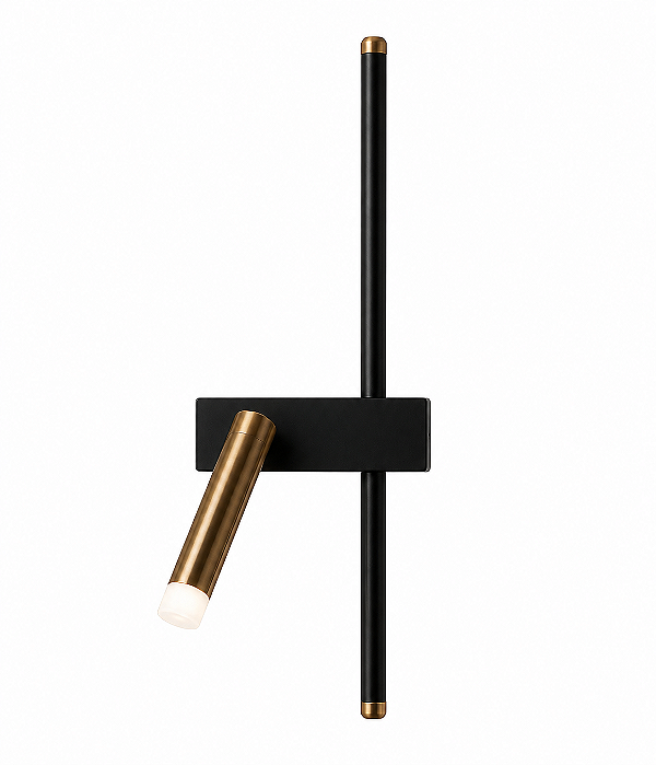 Arandela Let LED Esquerda 50,2cm – LED Integrado 18W 4000K | Usina Design Iluminação 19776-500ELED4