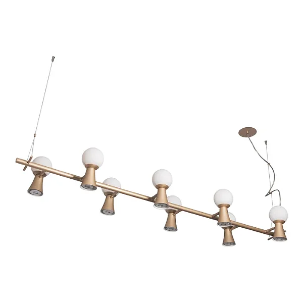 Pendente Dirham 8xG9 + 8xMR16 | Usina Design Iluminação 25050-8