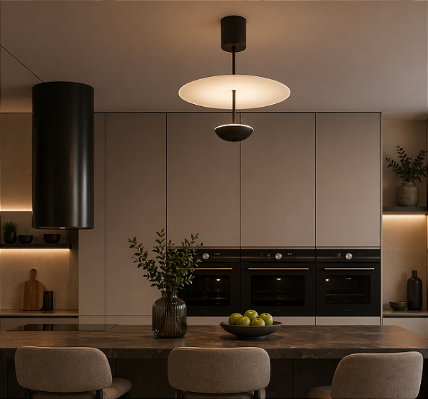 Plafon Bounce LED 10W 4000K Ø40cm | Usina Design Iluminação 19815-40LED4
