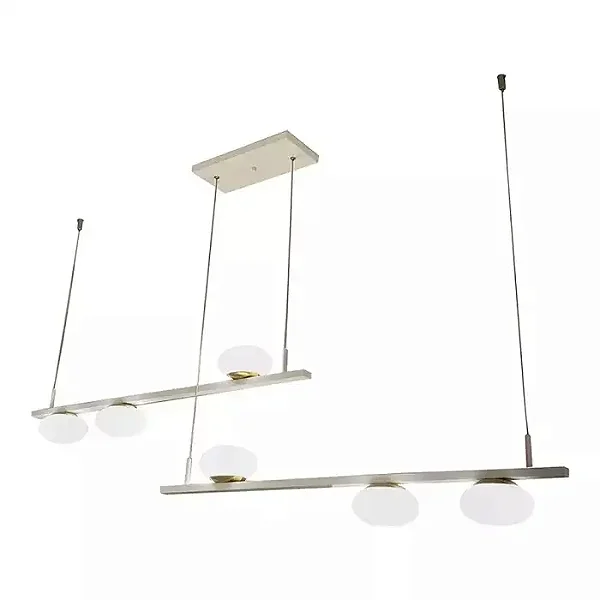 Pendente Aivi Duo LED 42W 3000K 1200mm Design Moderno 19752-120LED3