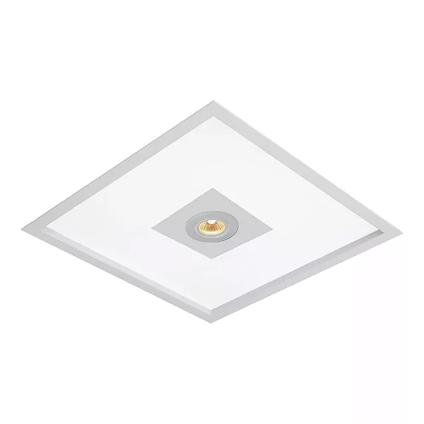 Embutido Magnum Quadrado 2x E27 + 1x AR70 Design Moderno 3603-25