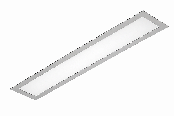 Embutido Ruler Usina Design Retangular 4x T8 LED 60cm 3715-65F