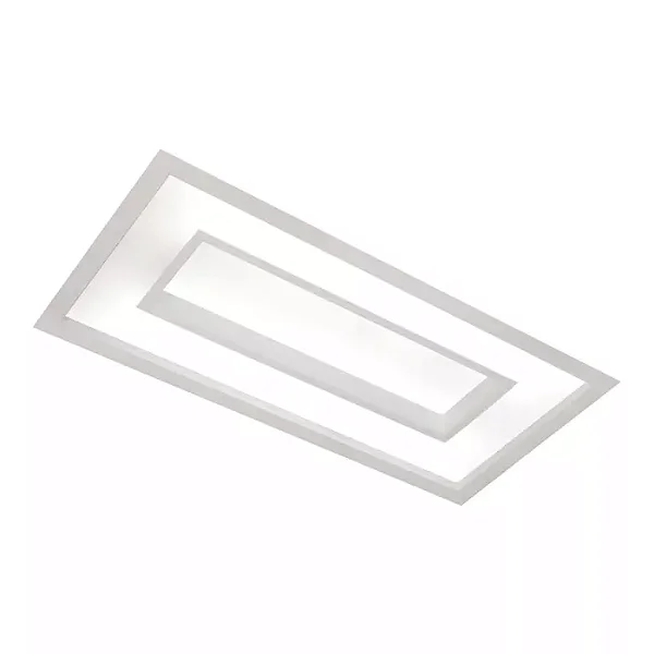 Embutido Cherry Retangular 305x632x100mm com 4 Tubos T8 LED 60cm – Iluminação Técnica Linear 4543-65
