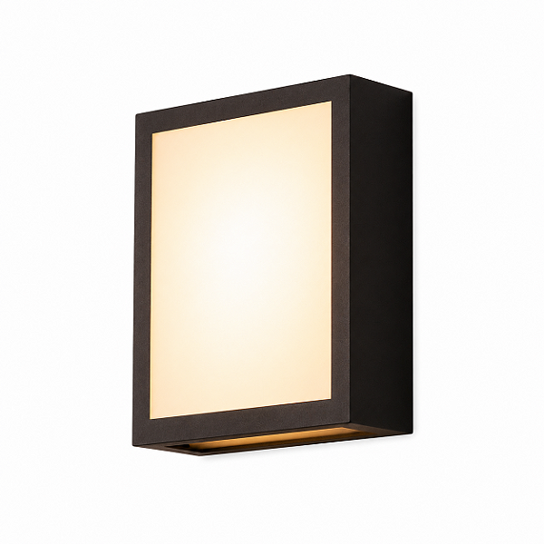 Arandela Puch Quadrada 200x200mm LED 5W 2700K – Iluminação Decorativa Quente 5744-20