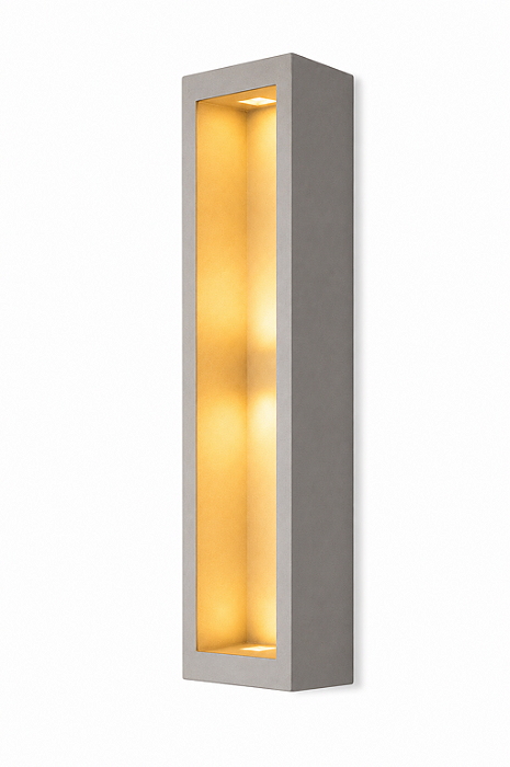 Arandela Puch Retangular 500x100mm LED 15W 2700K – Iluminação Decorativa Linear de Parede 5745-50