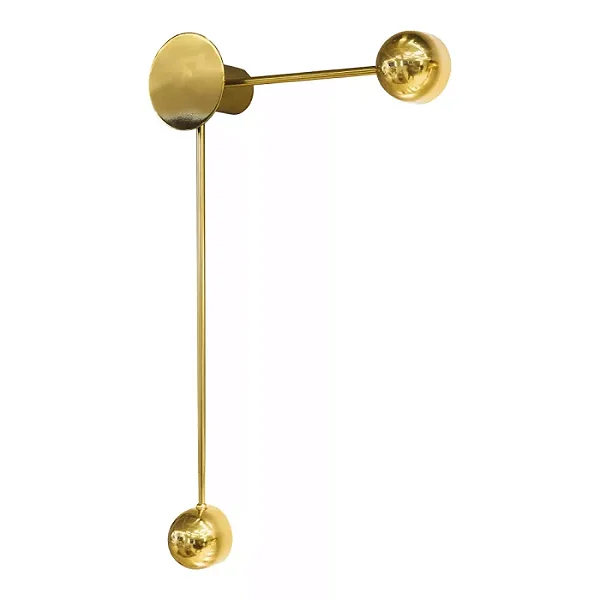 Arandela Conchiglia Dupla 370x630x90mm LED 10W 2700K – Iluminação Decorativa de Parede 5797-41 direita