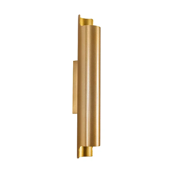 Arandela Cana com Canopla Centralizada Ø58x350x74mm para 2 MR16 – Iluminação Direcionada Minimalista 5816-35
