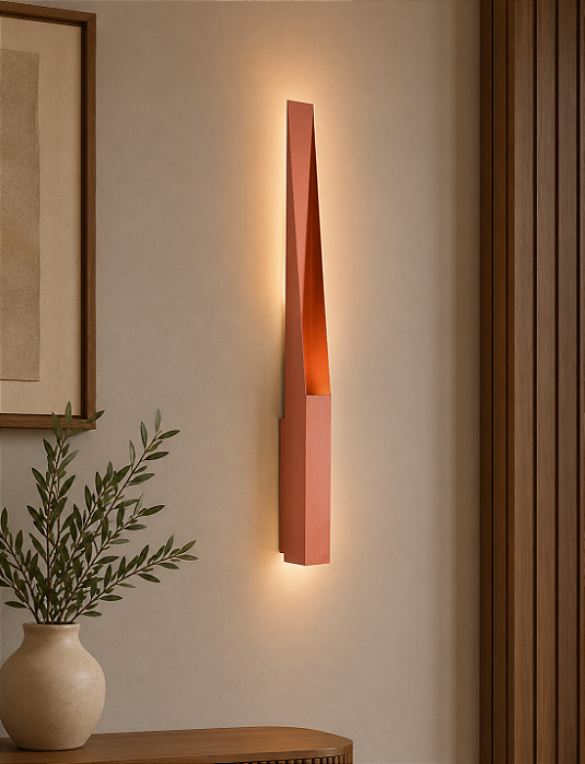 Arandela Tocha sem Canopla 57x600x57mm para 1 MR16 – Iluminação Direcionada Minimalista 5823-60
