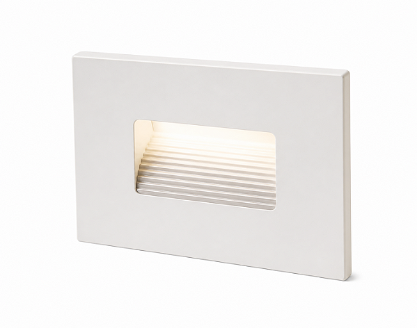 Balizador de Parede Dene 4x2 para Escada 115x80x48mm LED 5W 2700K 290lm – Iluminação de Orientação 6006-1