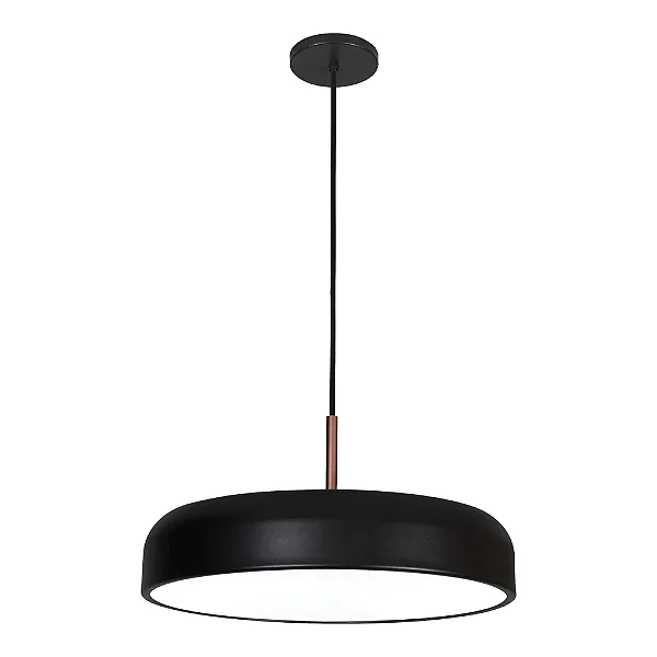 Pendente Titan com Difusor Plano Ø600x110mm para 8 E27 – Iluminação Decorativa Moderna 16227-60