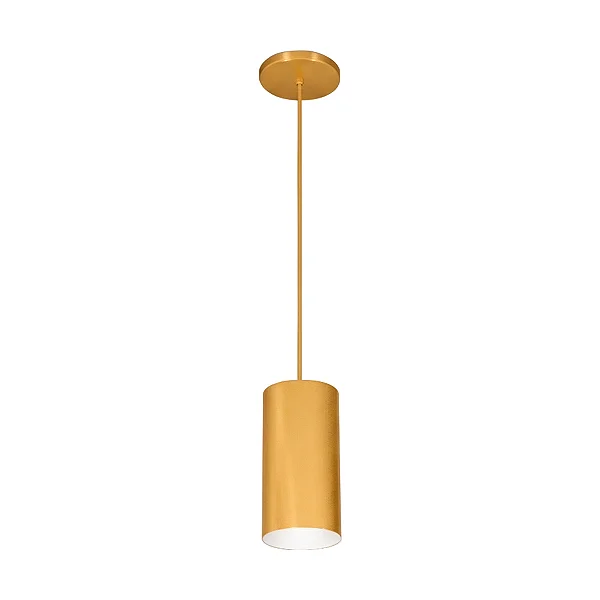 Pendente Ducto Ø100mm para PAR20 Ø100x200mm – Iluminação Direcionada Moderna 16256-20