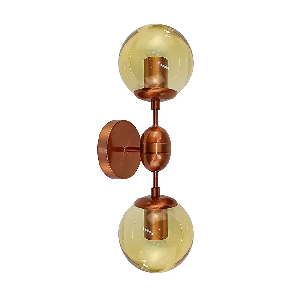 Arandela Sansão 140x450x160mm com 2 Soquetes E27 G45 – Iluminação Decorativa Moderna 16294-2