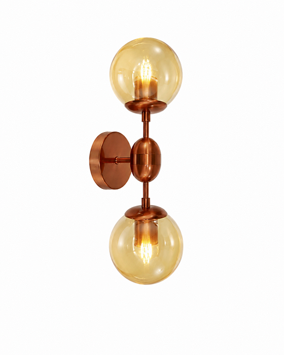 Arandela Sansão 140x450x160mm com 2 Soquetes E27 G45 – Iluminação Decorativa Moderna 16294-2