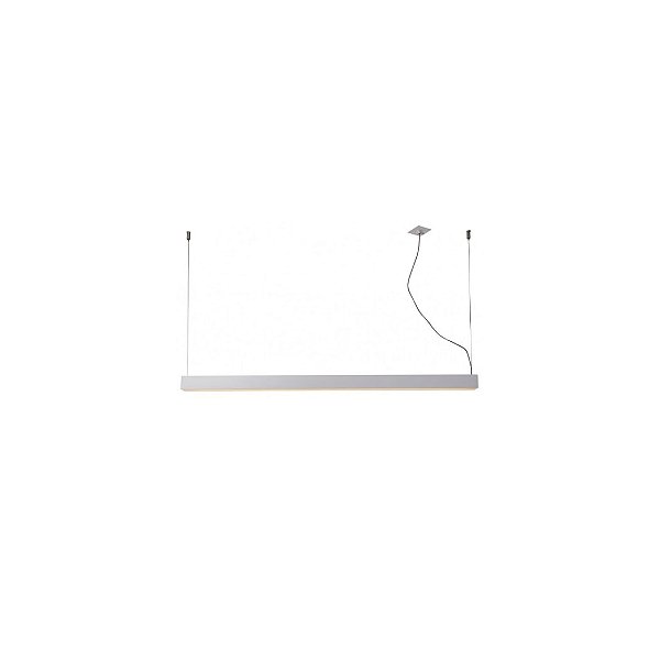 Pendente Régua Nazca 2500mm Iluminação Direta com 2 T8 LED 120cm – Design Linear Contínuo 16361-251
