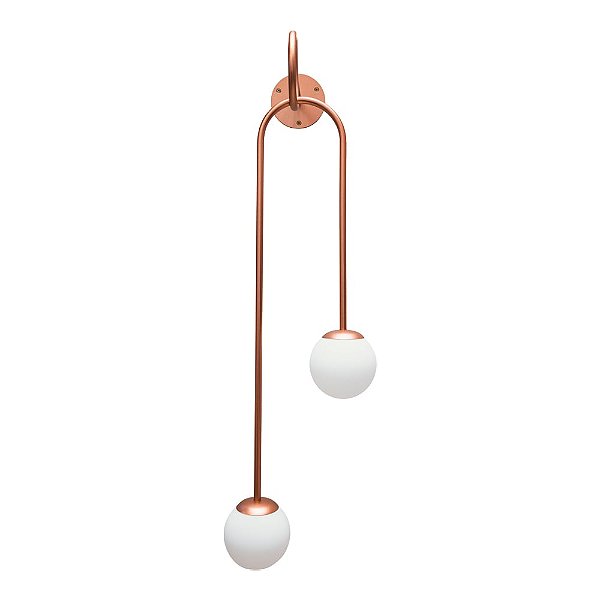 Arandela Pêndulo com Tubo Ø12,7mm e 2 Soquetes G9 – Iluminação Decorativa Contemporânea 16495-71