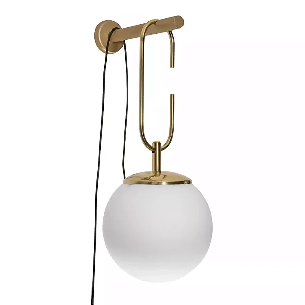 Arandela Quíron com Globo Ø140mm para E27 G45 – Iluminação Decorativa Contemporânea 16609-1