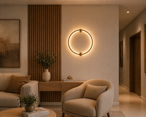 Arandela Plafon Volta Ø1470mm com Iluminação Externa – Preparado para Fita de LED 16656-147