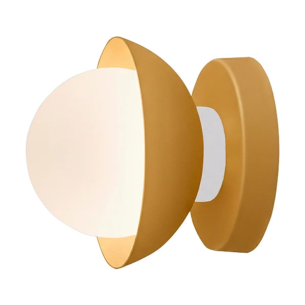 Arandela Bibelô Globo Ø120 com Anel Branco Ø185x161mm para Lâmpada G9 16708-12B