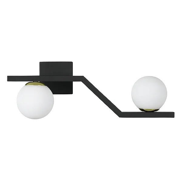 Arandela Zig Usina Design 670x220x140mm 2 Lâmpadas G9 16833-2