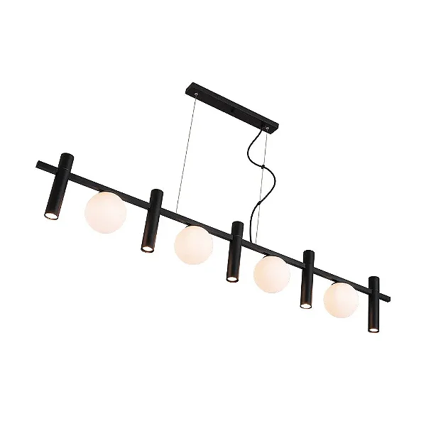 Pendente Miscela Usina Design Canopla 38x1300x200mm 5 MR11 + 4 G9 16990-9CA