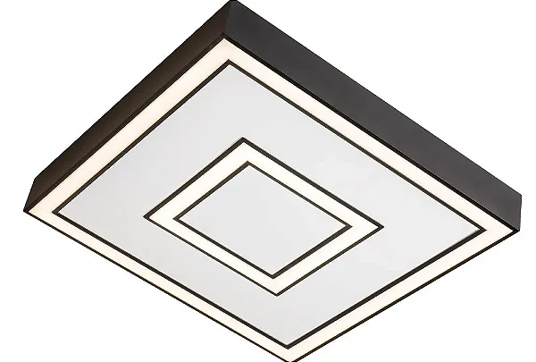 Plafon Convert Pro Usina Design 2 Aros LED 84,4W 3000K 5050lm Bivolt 19226-62LED3