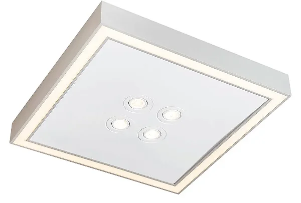 Plafon Scala Pro Usina Design LED 24,4W 3000K 1305lm Bivolt 19235-30LED3