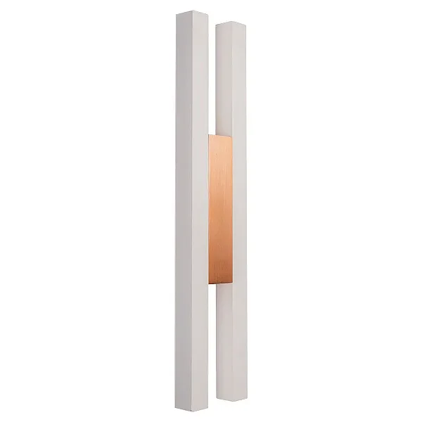 Arandela Plafon Blend Slim Usina Design LED 48,8W 3000K 2575lm Bivolt – Iluminação Direta Perfis Alinhados 19417-102LED3