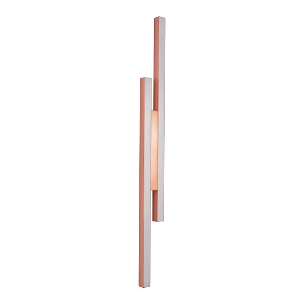 Arandela Plafon Blend Slim Usina Design LED 36,6W 3000K 2065lm Bivolt – Iluminação Direta Perfis Desalinhados 19418-77LED3