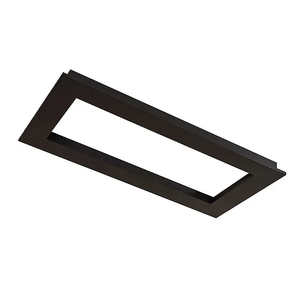 Plafon Arandela Pegasus Retangular Usina Design LED 104,4W 4000K 13575lm Bivolt 19473-81LED4