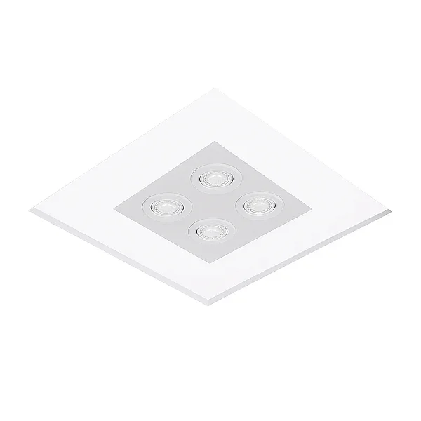 Embutido no Frame Mimo Usina Design Quadrado para Lâmpadas E27 e AR70 30082-34