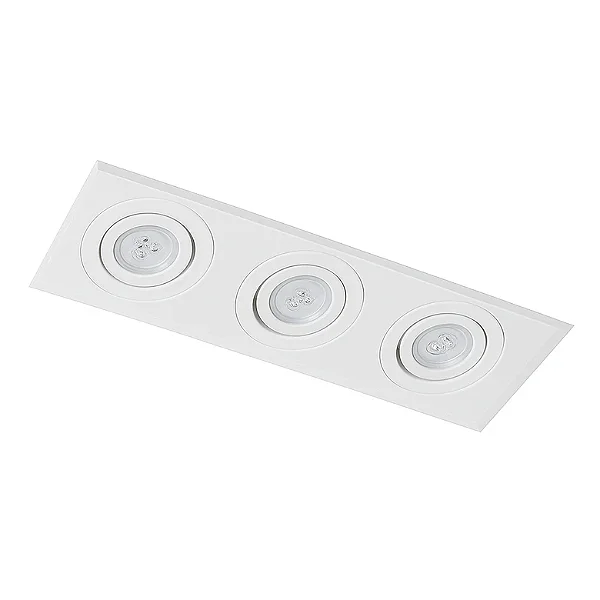 Embutido no Frame Premium Usina Design Retangular para Lâmpadas PAR20 30220-41
