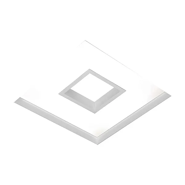 Embutido no Frame Cherry Usina Design Quadrado para Lâmpadas E27 30500-30